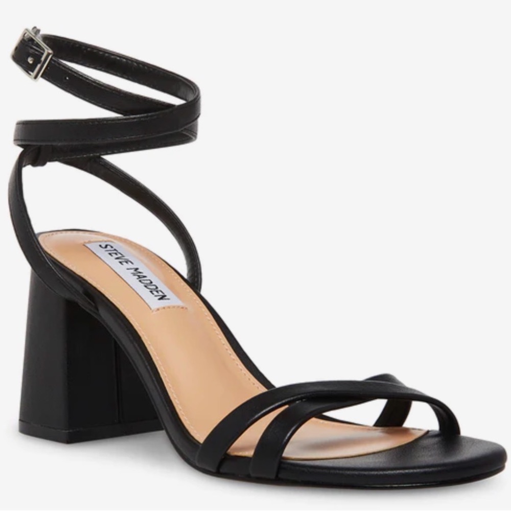 Steve Madden Eva Black Heels